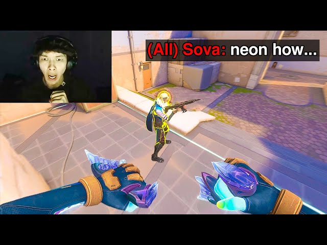 Scaring Streamers with Neon Movement