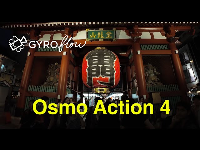 [DJI Osmo Action 4] Gyroflow test (Asakusa, Tokyo)