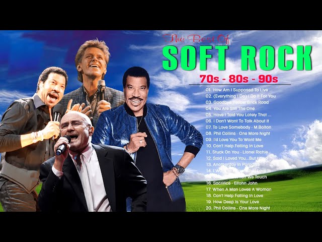 Rod Stewart, Air Supply, Michael Bolton, Lobo, Bee Gees - Best Soft Rock Songs 70's, 80's & 90's