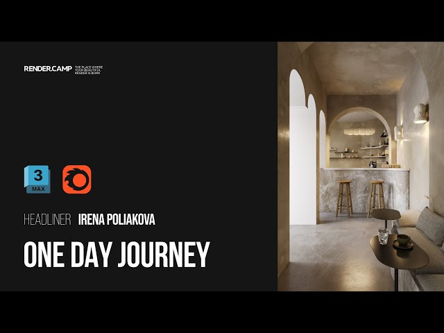 ONE DAY JOURNEY | Episode 2. COFFEE HOUSE | 3Ds Max + Corona Render Tutorial for Beginners