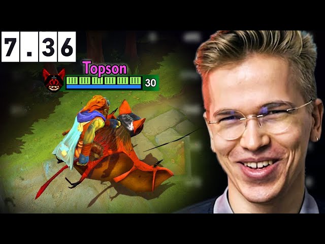 TOPSON's Batrider BACK in 7.36! | New Patch, Same Topson Magic?