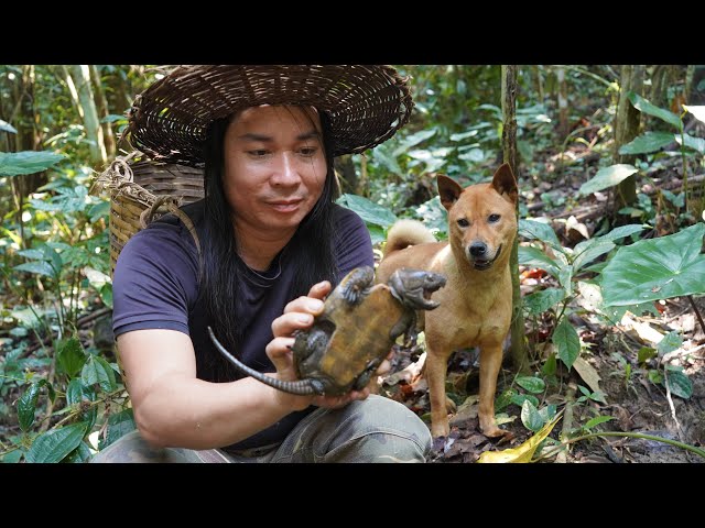 Wild Foraging, Weaving Bamboo Baskets, River Survival Shelters | EP.336