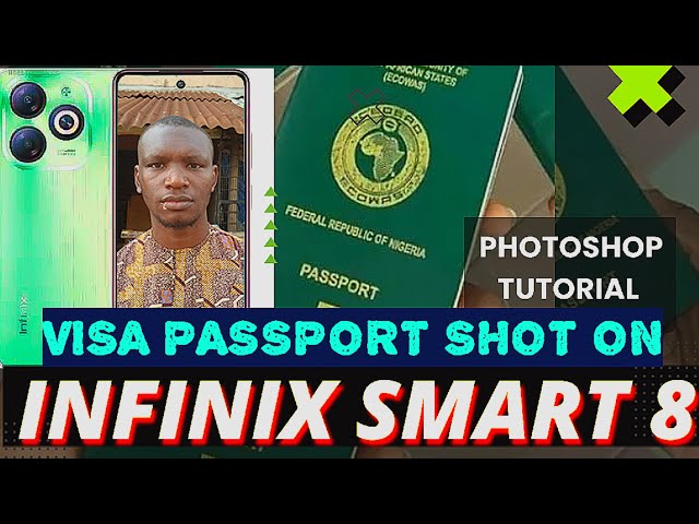 Editing Visa Passport Shot On Infinix Smart 8 Photoshop Tutorials Rexsolomon Kluze