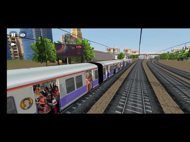 KHATKOPAR TO THANE TOY TRAIN | FUNNY RAILWAY GAMING | MUMBAI SUBURBAN TRAINS