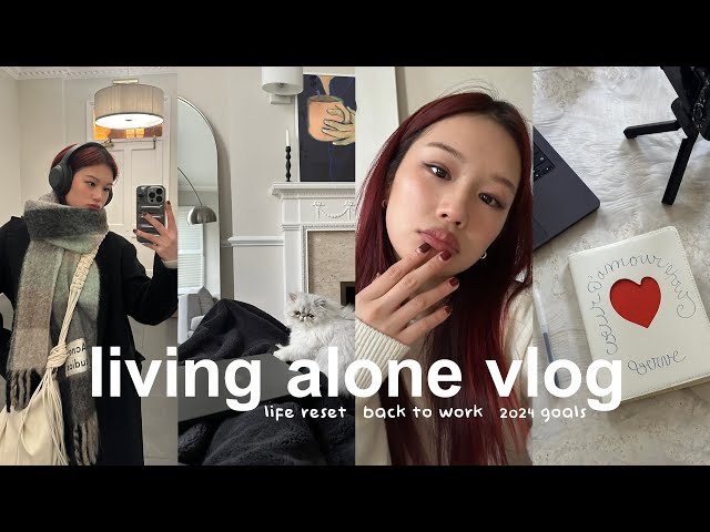 VLOG | life reset, back to work, my new year goals