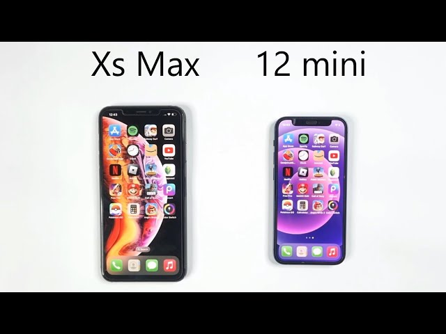 iPhone Xs Max vs iPhone 12 mini - SPEED TEST!