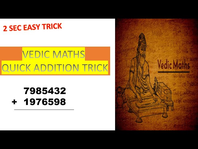 Unlock the Power of Vedic Addition | Ultimate Guide