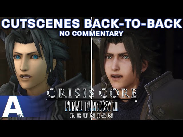Several Crisis Core/Crisis Core Reunion Cutscene Back-to-Back for Comparison