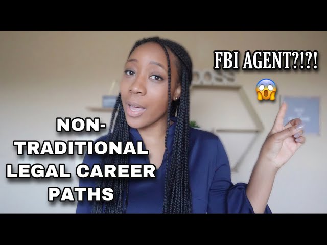 DIFFERENT LEGAL CAREERS | (Non-Traditional careers you can have with a law degree)