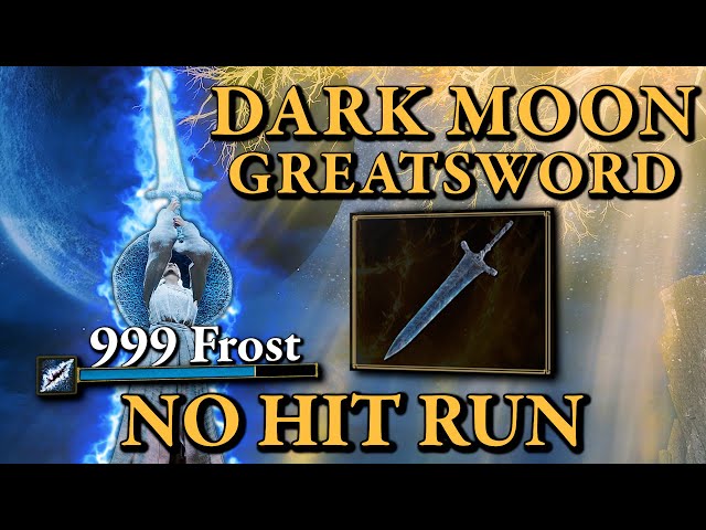 No Hitting Elden Ring With The Most BROKEN Magic Weapon! The Dark Moon Greatsword!