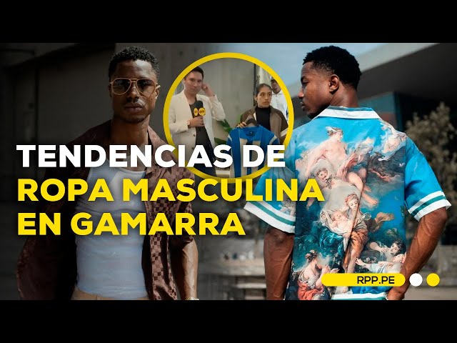 Gamarra: Tendencias de ropa masculina en la tienda Rome