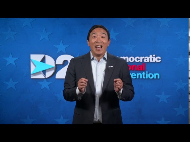 Andrew Yang at the Democratic National Convention