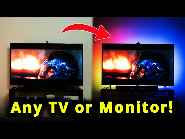 How to Add Sync Lighting to ANY Monitor or TV!