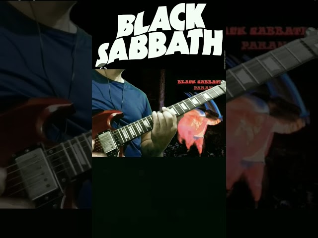 Black Sabbath Paranoid #guitar #guitarperformance #classicrock #rock #rockband  #ozzyosbourne