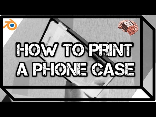 How to Print a Phone Case (with Blender)