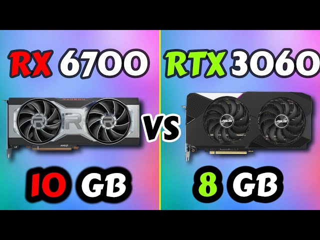 RX 6700 vs RTX 3060 Benchmark - Test in 10 Games
