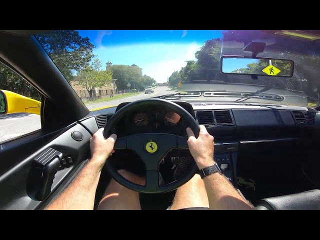 Ferrari 348 Spider - Full Throttle Acceleration