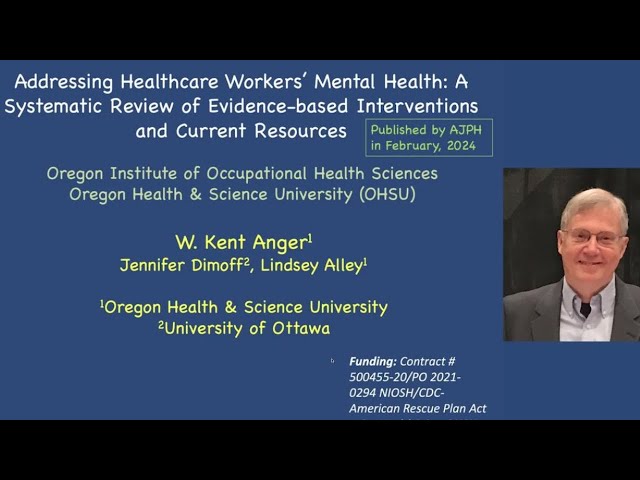 AJPH Video Abstract: Addressing Health Care Workers’ Mental Health