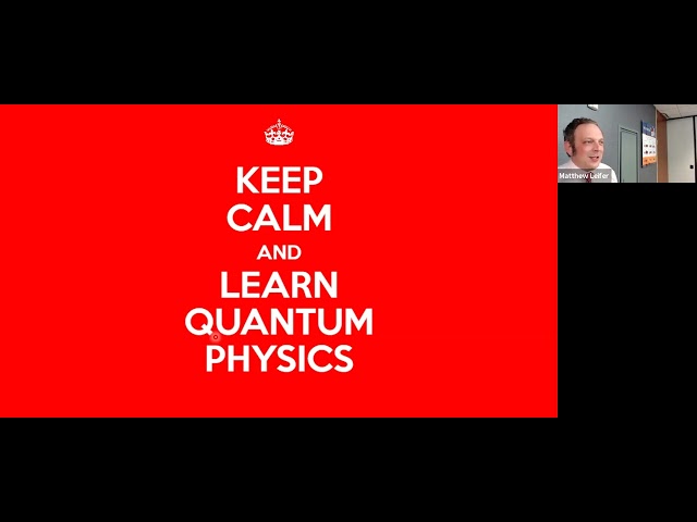 Matt Leifer - Does Quantum Mechanics Violate Einstein's Speed Limit?