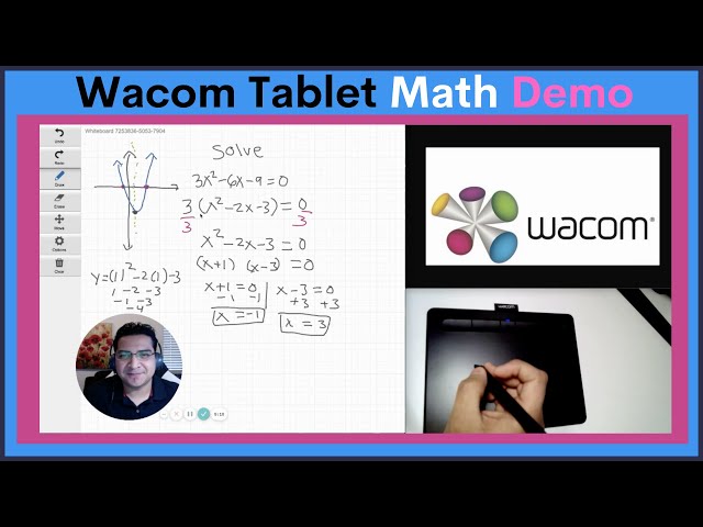 Wacom Tablet Math Demo