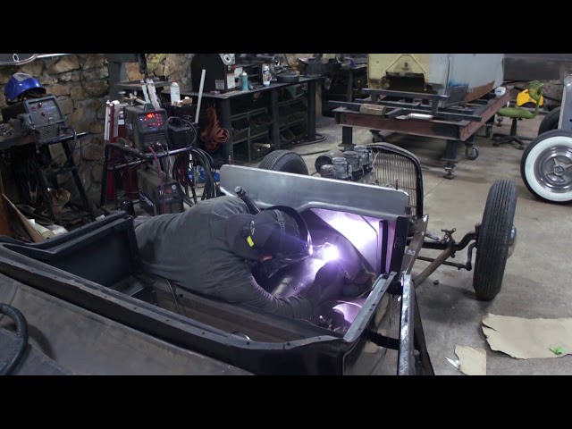 How to Build a Custom Hot Rod Transmission Tunnel- Ford Free-T - Ep. 25