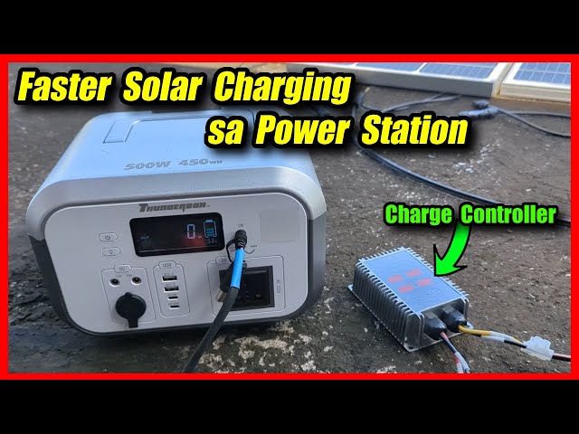 Thunderbox Solar Charging using SCC