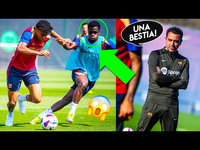 La BESTIA de 17 años de La Masía conmocionó a XAVI 🤯 - ¡Landry Farre es el FUTURO del FC Barcelona!