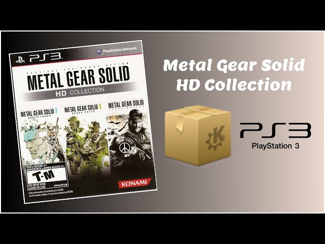 Metal Gear Solid HD Collection PKG PS3 (Big File 4 GB+)