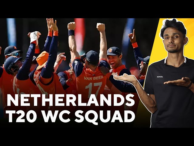 Netherlands ICC Men's T20 World Cup 2024 squad