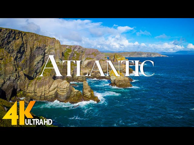 Atlantic 4K - Inspiring Cinematic Music With Scenic Relaxation Film - Amazing Nature