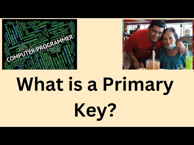 What is Primary Key?