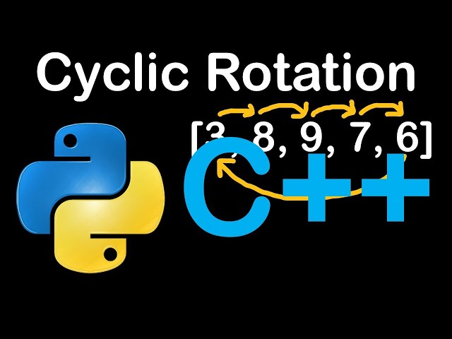Cyclic Array Rotation in Python and C++ Codility Solutions Lesson 2