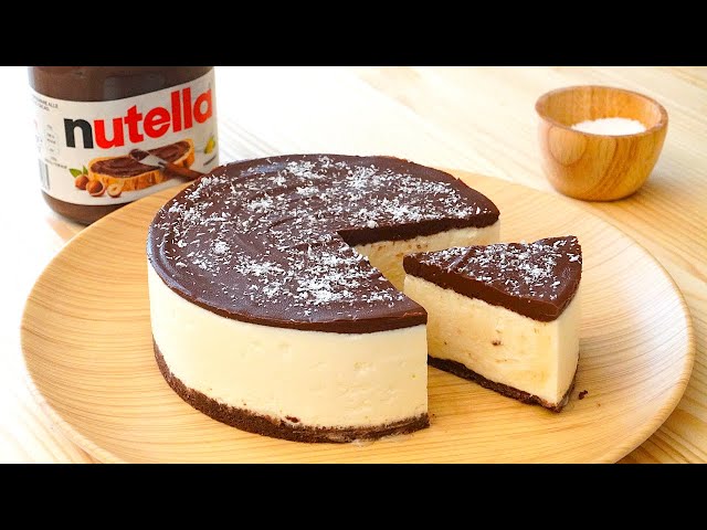 COCONUT AND NUTELLA CHEESECAKE - EASY AND FAST | cakeshare