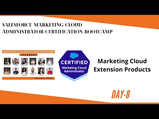 Marketing Cloud Administrator Boot camp_ Day 8: MC Extension Products