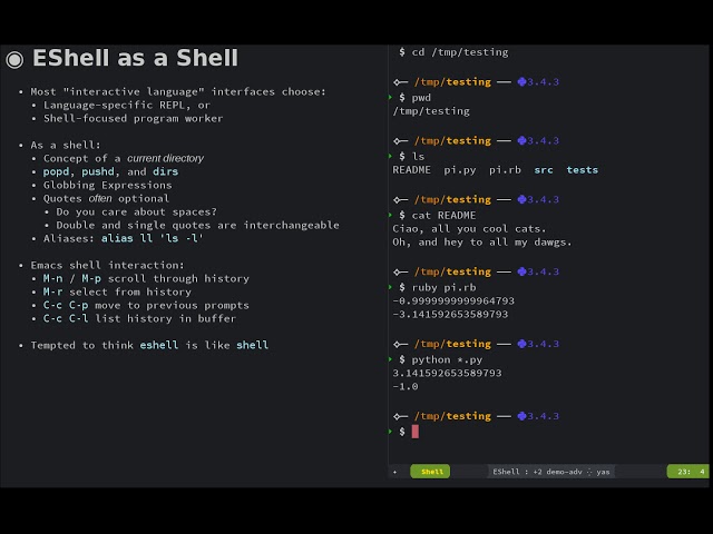 Introduction to EShell