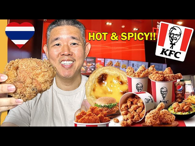 FIRST TIME Trying KFC in Thailand 🇹🇭 WAY Better Than America | SHOCKED