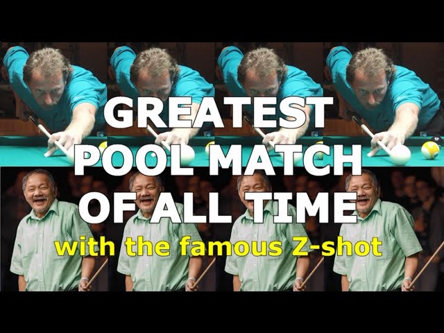 GREATEST POOL MATCH of All Time – Reyes vs. Strickland – with the Famous Z-Shot