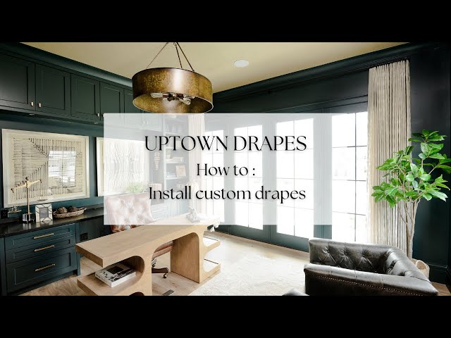 How to Install for Custom Drapes, Curtains, and Rods