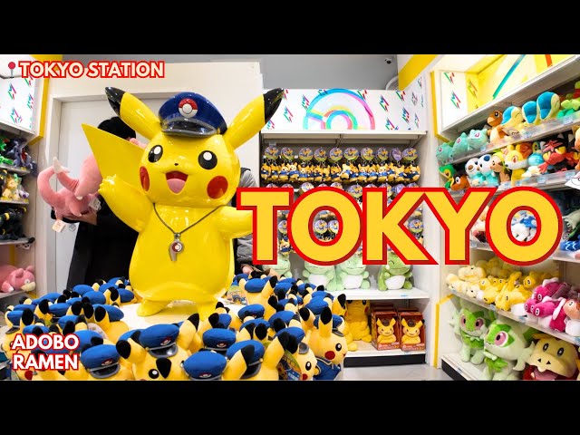 Tokyo All Day Shopping in Anime Street in Japan - Pokemon Store, Jump Shop, Ramen Street
