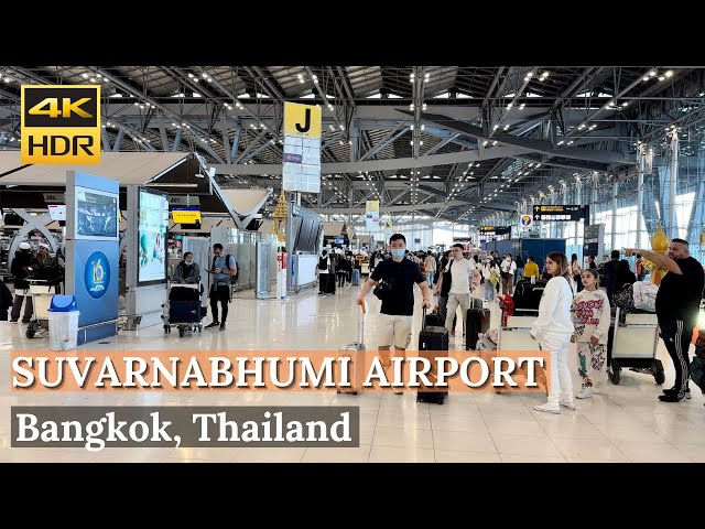 [BANGKOK] Suvarnabhumi Airport - "All You Need To Know About Departure/Arrival (Full Tour)" [4K HDR]