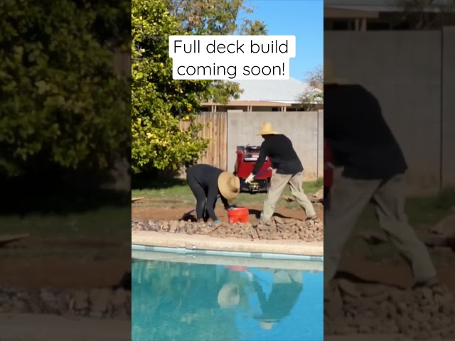 Prep for a floating deck build!