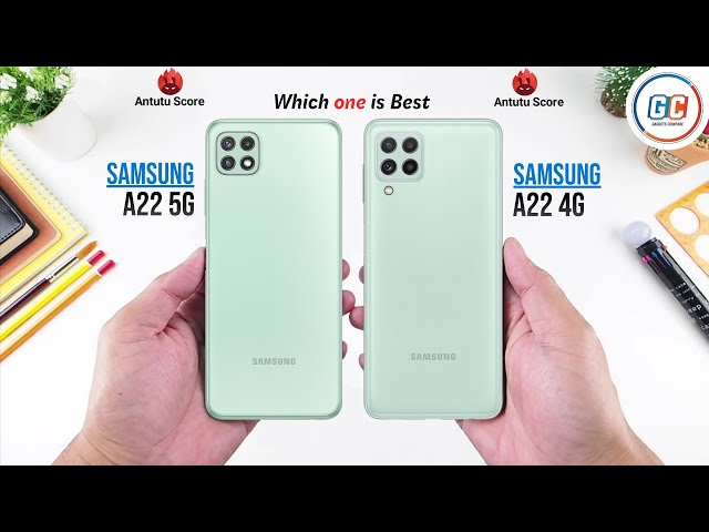 Samsung Galaxy A22 5G vs Samsung Galaxy A22 4G | Full Comparison ⚡ Which one is Best.