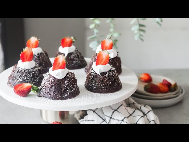 FLOURLESS CHOCOLATE CAKE (MINI) | Easy Chocolate Desserts | The Cupcake Confession