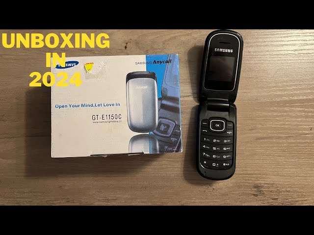 Samsung Gt E-1150C Unboxing in 2024 ASMR
