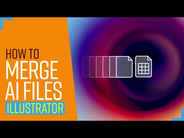 How to merge multiple illustrator files