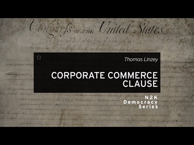 CORPORATE COMMERCE CLAUSE
