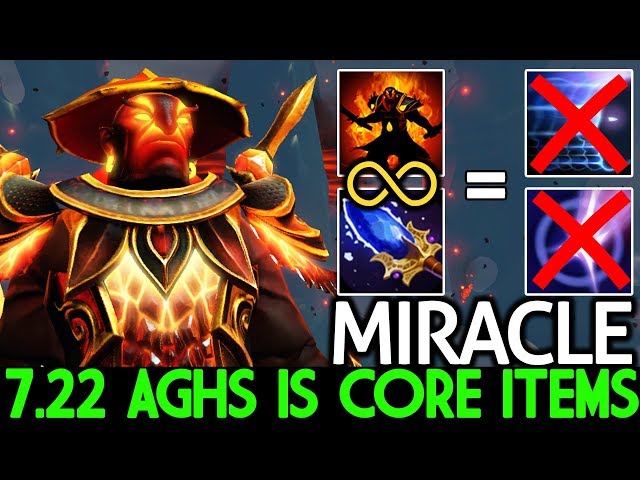Miracle- [Ember Spirit] New Meta 7.22 Aghs is Core Items Pro Gameplay Dota 2