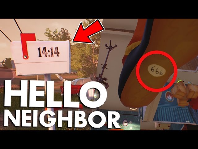 The Neighbor is the DEVIL!? & 14:14 SECRET Bible Message | Hello Neighbor