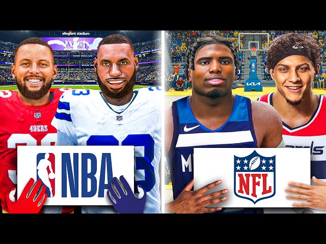 I Swapped NBA & NFL Players!