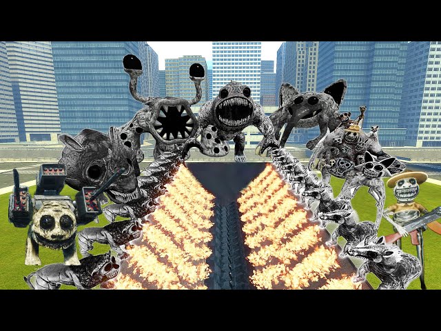 NEW BIG HOLE ZOONOMALY MONSTERS FAMILY NEXTBOT LAVA THE FASTEST JUMP in Garry's Mod